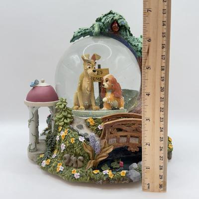 LOT 172B: Disney Lady & the Tramp “Bella Notte” Musical Snow Globe