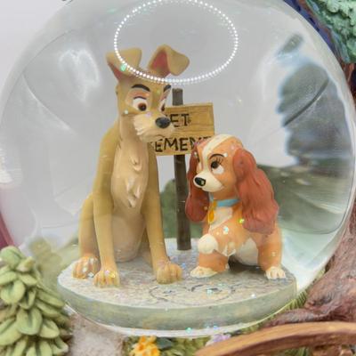 LOT 172B: Disney Lady & the Tramp “Bella Notte” Musical Snow Globe