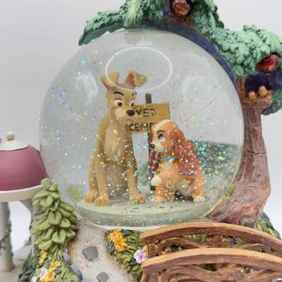 LOT 172B: Disney Lady & the Tramp “Bella Notte” Musical Snow Globe