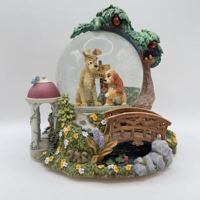 LOT 172B: Disney Lady & the Tramp “Bella Notte” Musical Snow Globe