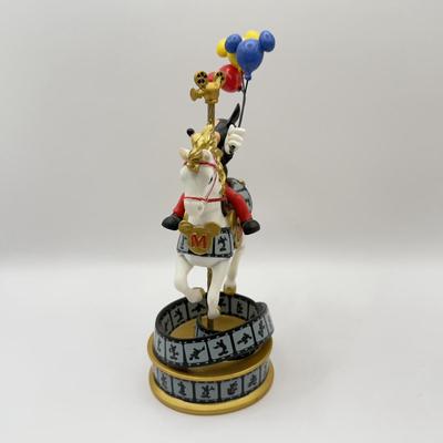 LOT 176B: Disney Hamilton Mickey & Friends Magical Carousel Collection Porcelain Horse Sculptures - “Mickey’s Musical Ride” 1207...