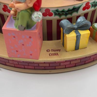 LOT 177B: Vintage Disney Character “Jingle Bells” Musical Christmas Snow Globe