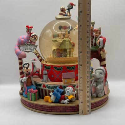 LOT 177B: Vintage Disney Character “Jingle Bells” Musical Christmas Snow Globe