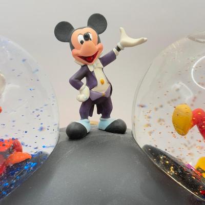 LOT 179B: Disney Mickey Mouse Club Ear Hat “Mickey Mouse March” Musical Snow Globe