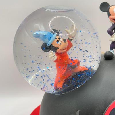 LOT 179B: Disney Mickey Mouse Club Ear Hat “Mickey Mouse March” Musical Snow Globe