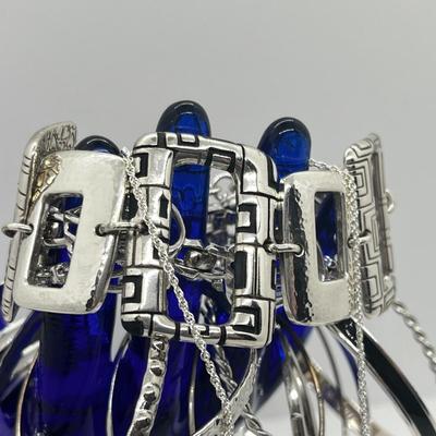 LOT 186J: Large Collection of Costume Bracelets: Chaps and More