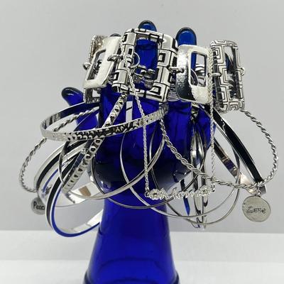 LOT 186J: Large Collection of Costume Bracelets: Chaps and More