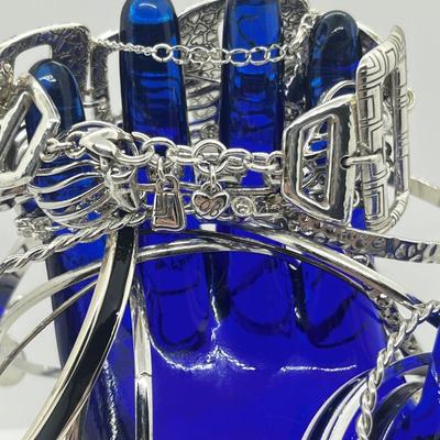 LOT 186J: Large Collection of Costume Bracelets: Chaps and More