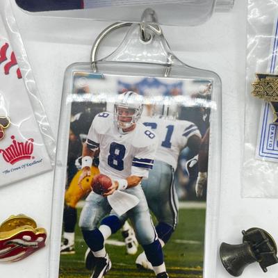 LOT 188J: Assorted Sports Memorabilia and Other Unique Collectibles: Dallas Cowboys, Rolling Stones and More