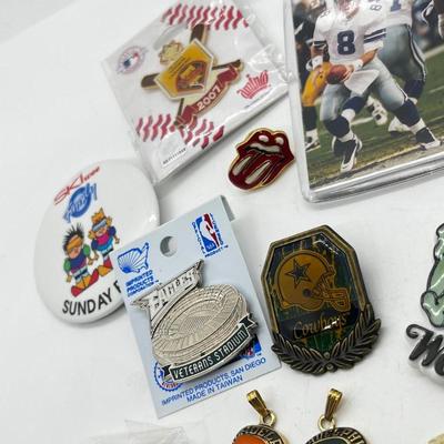 LOT 188J: Assorted Sports Memorabilia and Other Unique Collectibles: Dallas Cowboys, Rolling Stones and More