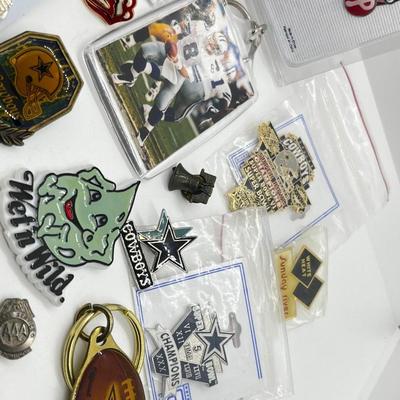 LOT 188J: Assorted Sports Memorabilia and Other Unique Collectibles: Dallas Cowboys, Rolling Stones and More