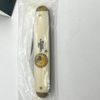 LOT 190J: Currency Collector Lot: Million Dollar Bill, Movie Money, Mini Coins and Pocket Knife