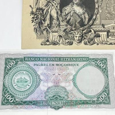LOT 191J: International Currency Collection: WWII Japanese Occupation of Philippines 5 Pesos, 1910 One Hundred Rubles and More