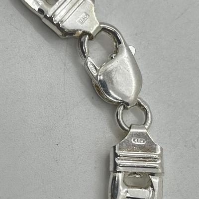 LOT 197J: Sterling 9" Bracelet -34.73 Grams