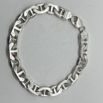 LOT 197J: Sterling 9" Bracelet -34.73 Grams