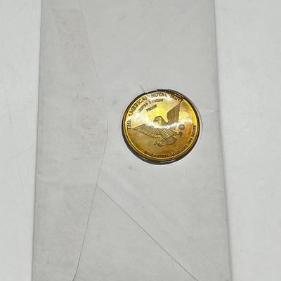 LOT 201J: Limited Edition Series Apollo 13 Silver Coin with First Day Issue April 13, 1995 Envelope and Stamp