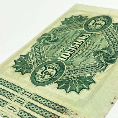 LOT 202J: 1880 State of Louisiana $5 USA Bond