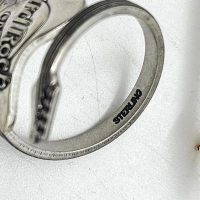 LOT 204: Hard Rock Cafe Collection Including 2 Sterling Rings