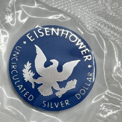 LOT 205J: 1974 Eisenhower Uncirculated Silver Dollar