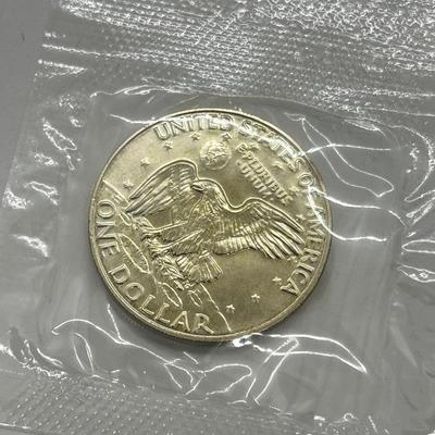 LOT 205J: 1974 Eisenhower Uncirculated Silver Dollar