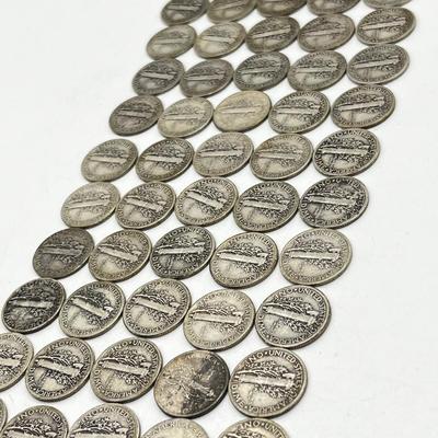 LOT 211J: 50 Mercury Dimes