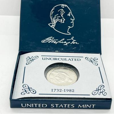 LOT 214J: George Washington Birthday .90 Silver Half Dollar