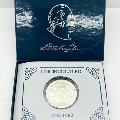LOT 214J: George Washington Birthday .90 Silver Half Dollar