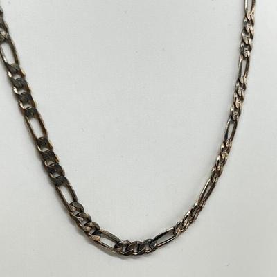 LOT 217J: 18" Sterling Necklace-13.45 Grams