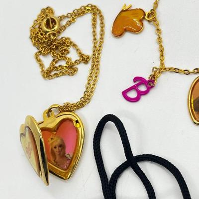 LOT 222J: Assorted Children's and Christmas Jewelry and Accessories: Barbie, Tweety Bird, WWF and More