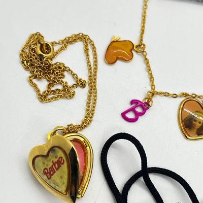 LOT 222J: Assorted Children's and Christmas Jewelry and Accessories: Barbie, Tweety Bird, WWF and More