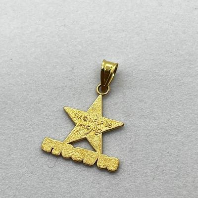 LOT 224J: 14K Yellow Gold Dallas Cowboys Charms-2.92 Grams