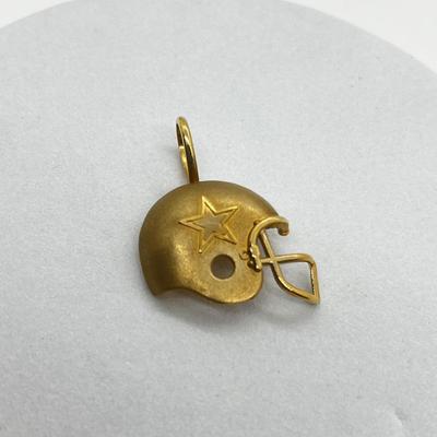 LOT 224J: 14K Yellow Gold Dallas Cowboys Charms-2.92 Grams