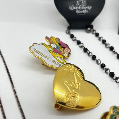 LOT 235J: Disney Jewelry Collection Including Sterling Rings Sizes 5-6-8