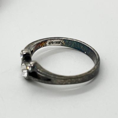 LOT 235J: Disney Jewelry Collection Including Sterling Rings Sizes 5-6-8