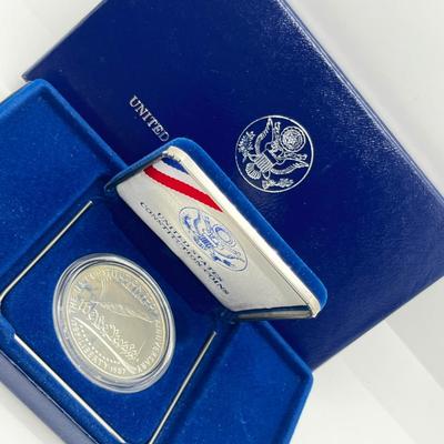 LOT 235J: 1987 US Constitution Silver Dollar Proof Coin-One Ounce .90 Silver