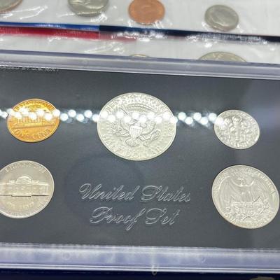 LOT 238J: Large Collection of Uncirculated and Proof US Coin Sets