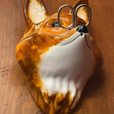 Babbacombe Pottery String and Scissor Holder