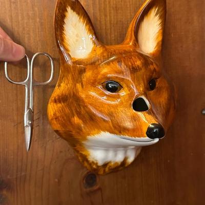 Babbacombe Pottery String and Scissor Holder