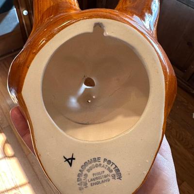 Babbacombe Pottery String and Scissor Holder