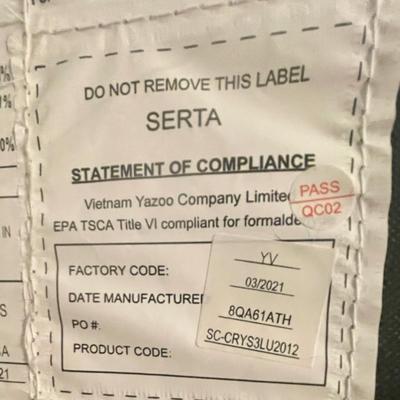 Serta Carson Convertible Sofa in Gray Fabric Upholstery