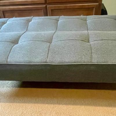 Serta Carson Convertible Sofa in Gray Fabric Upholstery