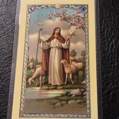 Religious Pendants (3) and Card