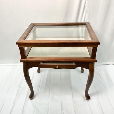 Lot P 645 Vintage Bombay Company Single Drawer Display Box End Table