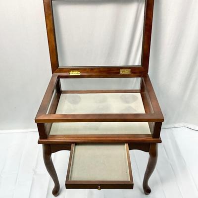 Lot P 645 Vintage Bombay Company Single Drawer Display Box End Table