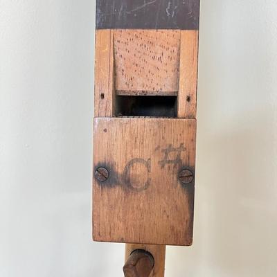 Vintage Wood Pitch Pipe Organ Flute C#