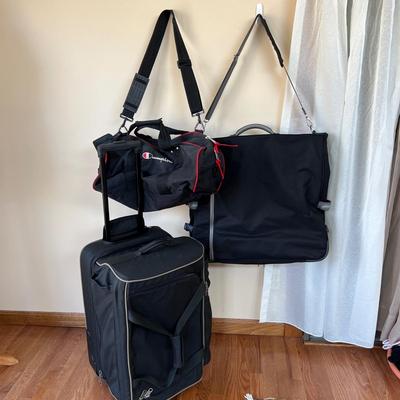 3 Luggage Travel Bags - Eddie Bauer, Champion, Travel Smith
