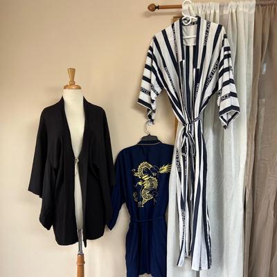 3 Pc. Robe Kimono Lot
