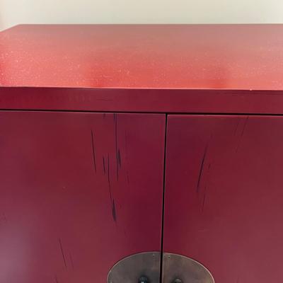 Wood Oriental Style Cabinet