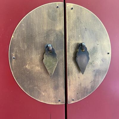 Wood Oriental Style Cabinet