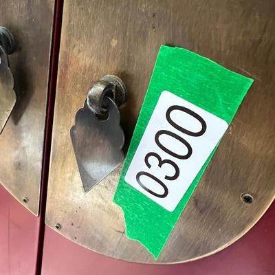 Wood Oriental Style Cabinet